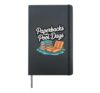 Paperbacks And Pool Days Hardcover Journal, Black