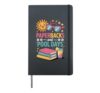 Paperbacks And Pool Days Hardcover Journal, Black