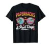Paperbacks Pool Days Flamingo Quote Design T-Shirt, Men, Black, 3X-Large