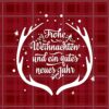 Paper+Design Napkin Best Wishes Christmas 33 x 33 cm Paper Printed on One Side White Back Quarter Motif Ideal for Decoupage and Decoupage Pack of 20