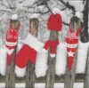 Paper + Design Napkin Winter Magic Red 33x