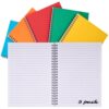 Paper Junkie 5 Pack 6x8 inch Spiral Journals, Bright Colors