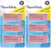 Paper Mate Pink Pearl Erasers, Large, 3 Count (Pack of 2)