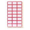 Pap Label s, Self-, 20 Sheets, 24 Labels/Sheet, Red