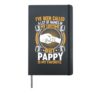 pappy gifts from grandchildren happy pappy tee im the pappy Hardcover Journal, Black