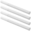 Parliky 4pcs Refillable White Paint Pen 0.7mm Extra Fine Tip Marker