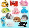 Party Favors, 12 Packs Micro Marine Animals Mini Building Blocks Toy Set