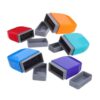 PartyKindom 5pcs Self-Inking Teacher Stamps for Classroom Grading and Homework with Motivational English Messages, Plastic Rectangular Stamp for Elementary School Activities and Homeschool Use