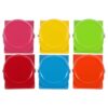 PartyKindom 6pcs Magnetic Refrigerator Magnet Clips Metal Fridge Magnets with Mini Clip for Organizing Photos and Notes in Kitchen or Workspace, Versatile and Stylish Kitchen Accessories