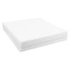 PartyKindom Bulletin Board Tiles Self Adhesive Felt White 6pcs 11.8x11.8 Inch Square Felt Message Display Tiles with No Filling and Bend Resistant Features for Classroom and Office Wall Decor