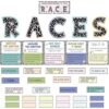 Pasimy 49 Pcs Races Writing Strategy Decorations Composition Notebook Cutouts with Sentence Beginning Classroom Writing Process Bulletin Board Decor for Elementary Home School Classroom Wall Decor