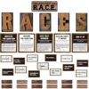 Pasimy 49 Pcs Races Writing Strategy Decorations Industrial Chic Cutouts with Sentence Beginning Classroom Writing Process Bulletin Board Decor for Elementary Home School Classroom Wall Decoration