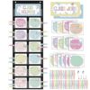 Pasimy Spotty Pastel Class Jobs Pocket Chart Class Management Decor
