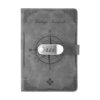 Password Books, A5 Retro PU Leather Planner Notebook with Lock Organizer