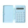 Pastel Blue Calculator 8-Digit with Anti-Slip, Blue