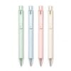 Pastel Speckle Gel Pens 0.7mm Medium Point Black Ink, 4-Pack