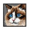 Pasyru Cat Wall Art Tree Frog Building Block Set, 3623 PCS Pixel Art Animal Construction Bricks Model, Creative Micro Diamond Building Block Kit, Gifts for Adults and 16+Teens (Li Hua)