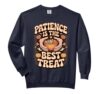 Patience Is The Best Treat Sensory Friendly Halloween Autism Comfort Colors Adult Sweatshirt
