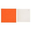 PATIKIL 100 Sheets Square Hardcover Lined Journal Notebook 6x5.6" Orange