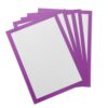 PATIKIL 11.7 x 8.3Inch Color Frame Poster Board, 20Pcs Poster Paper Frame Bright Blank Picture Photo Display Vision Board for Project DIY Craft Painting Art Pieces Decoration, Purple