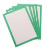 PATIKIL 11.7 x 8.3Inch Color Frame Poster Board, 20Pcs Poster Paper Frame Bright Blank Picture Photo Display Vision Board for Project DIY Craft Painting Art Pieces Decoration, Green