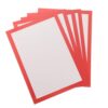 PATIKIL 11.7 x 8.3Inch Color Frame Poster Board, 20Pcs Poster Paper Frame Bright Blank Picture Photo Display Vision Board for Project DIY Craft Painting Art Pieces Decoration, Red