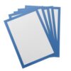 PATIKIL 11.7 x 8.3Inch Color Frame Poster Board, 20Pcs Poster Paper Frame Bright Blank Picture Photo Display Vision Board for Project DIY Craft Painting Art Pieces Decoration, Blue