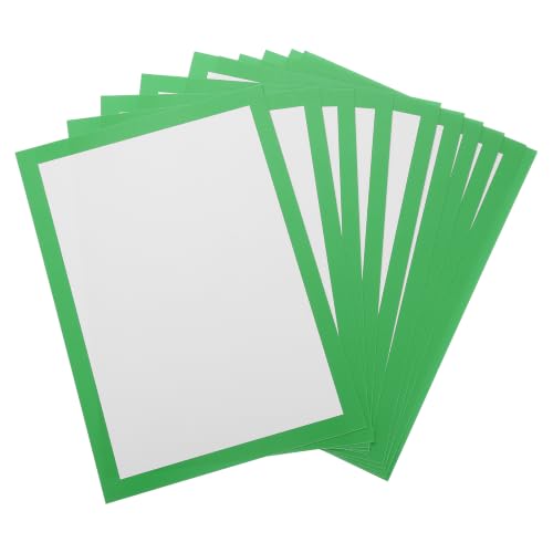 PATIKIL 11.7 x 8.3Inch Color Frame Poster Board, 40Pcs Poster Paper Frame Bright Blank Picture Photo Display Vision Board for Project DIY Craft Painting Art Pieces Decoration, Dark Green