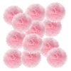 PATIKIL 14inch Tissue Paper Pom Poms, 12PCS Pom Poms Paper Flowers Ball Tissue Paper Flowers for Wedding Bridal Shower Birthday Bachelorette Party Backdrop Decoration, Pink