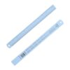 PATIKIL 30cm/12 inch Metal Ruler, Aluminum Alloy Metric Ruler with Inches and Centimeters Precision Measuring for Office Engineering Drafting, Blue