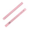 PATIKIL 30cm/12 inch Metal Ruler, Aluminum Alloy Metric Ruler with Inches and Centimeters Precision Measuring for Office Engineering Drafting, Pink