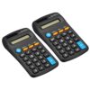 PATIKIL Basic Calculator, 2 Pack 8 Digit LCD Display Calculator 4 Function Small Desktop Calculator Battery Powered Handheld Calculator for Home Office, Black