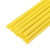 PATIKIL Hot Glue Sticks for Glue Gun, 20 Pcs Colored Hot Melt Adhesive Glue Sticks Bulk for DIY Projects Craft Art Decoration Home Repairs, Light Yellow (7.9" x 0.28")