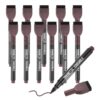 PATIKIL Magnetic Whiteboard Pen 12Pcs Fine Tip Dry Erase Marker Dark Brown