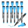 PATIKIL Magnetic Whiteboard Pen 12Pcs Fine Tip Dry Erase Marker Light Blue