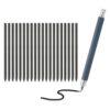 PATIKIL Mechanical Pencil 5.6mm, Lead Pencils Mechanical Holder Large Automatic Holder with 20pcs 2B Pencil Lead for Drawing Art Sketching Woodworking, Blue