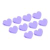 PATIKIL Paper and Bag Clips,20Pcs Heart Shape Bag Sealers Clamps Snacks Bag Clips for Coffee Office Photo Picture Pages Holder,Purple