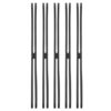 PATIKIL Silicone Rubber Bands, H-Band Elastic Rubber 5Pcs 12" Black