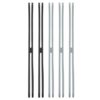 PATIKIL Silicone Rubber Bands, H-Band Elastic Rubber 5Pcs 12" Black Gray