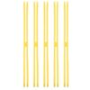 PATIKIL Silicone Rubber Bands, H-Band Elastic Rubber 5Pcs 12" Yellow
