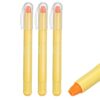 PATIKIL Yellow Highlighters, 3 Pack Gel High Lighters No Bleeds Highliters Pens Wax Crayon Neon Clear View Bright Marker Pen Twist Up Gel Stick Cute for Books Office Adults