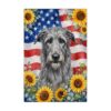Patriotic Irish Wolfhound Wooden Jigsaw Puzzle 500 Pieces Gift Idea