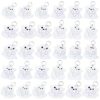 Pbolmpop 100 PCS Ghost Pop Keychain Silicone Halloween Kids Party Toys