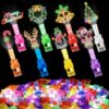 PCTCSHQ 40Pcs Christmas Finger Lights Party Favors Light Up Toys Bulk