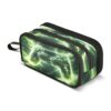 PCTIMMT Green Game Controller Design Pencil Case Big 3 Compartment Pen Pouch Storage for Office College School Teen Girl Boy Men Women