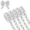 PDYRLEN Border Collie Paws Decorative Fabric Ribbon