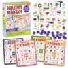 Peaceable Kingdom Holiday Bingo Set with Boards, Chips, & Tokens