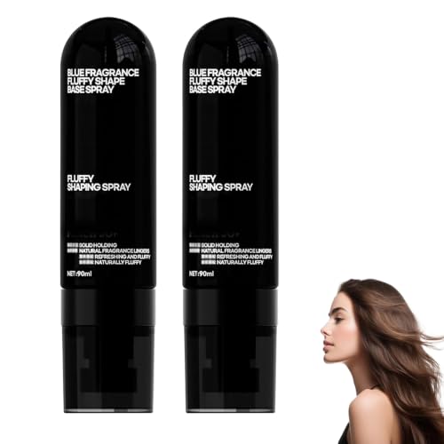 Peach Scented Volumizing & Setting Spray for Lightweight, Bouncy Hair and Long-Lasting Hold, Fluffy Shaping Spray, Effortless Natural Lift, Resilient All-Day Hold, Fresh Fruity Fragrance(2pcs)