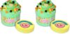 Peachybbies Honeydew Boba Slush Slime, Made in USA Premium, 100% Authentic, 7 oz. ICEE, Scented for Kids, ASMR, Fidget Toys (Pack of 2)