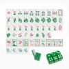 Peacock American Mahjong Set, 160 Bilingual Tiles Laser-Painted Patterns